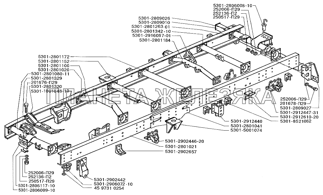 Рама автомобиля ЗИЛ-5301 ЗИЛ-5301 (2006)